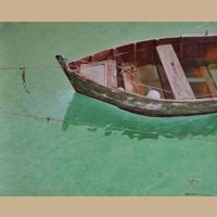 Barcas, 50 x 61 cm., Javier Garaizábal